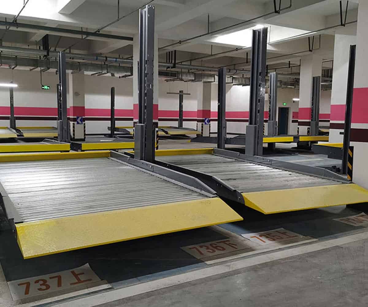 大姚縣四柱簡易類機械式立體車庫廠家