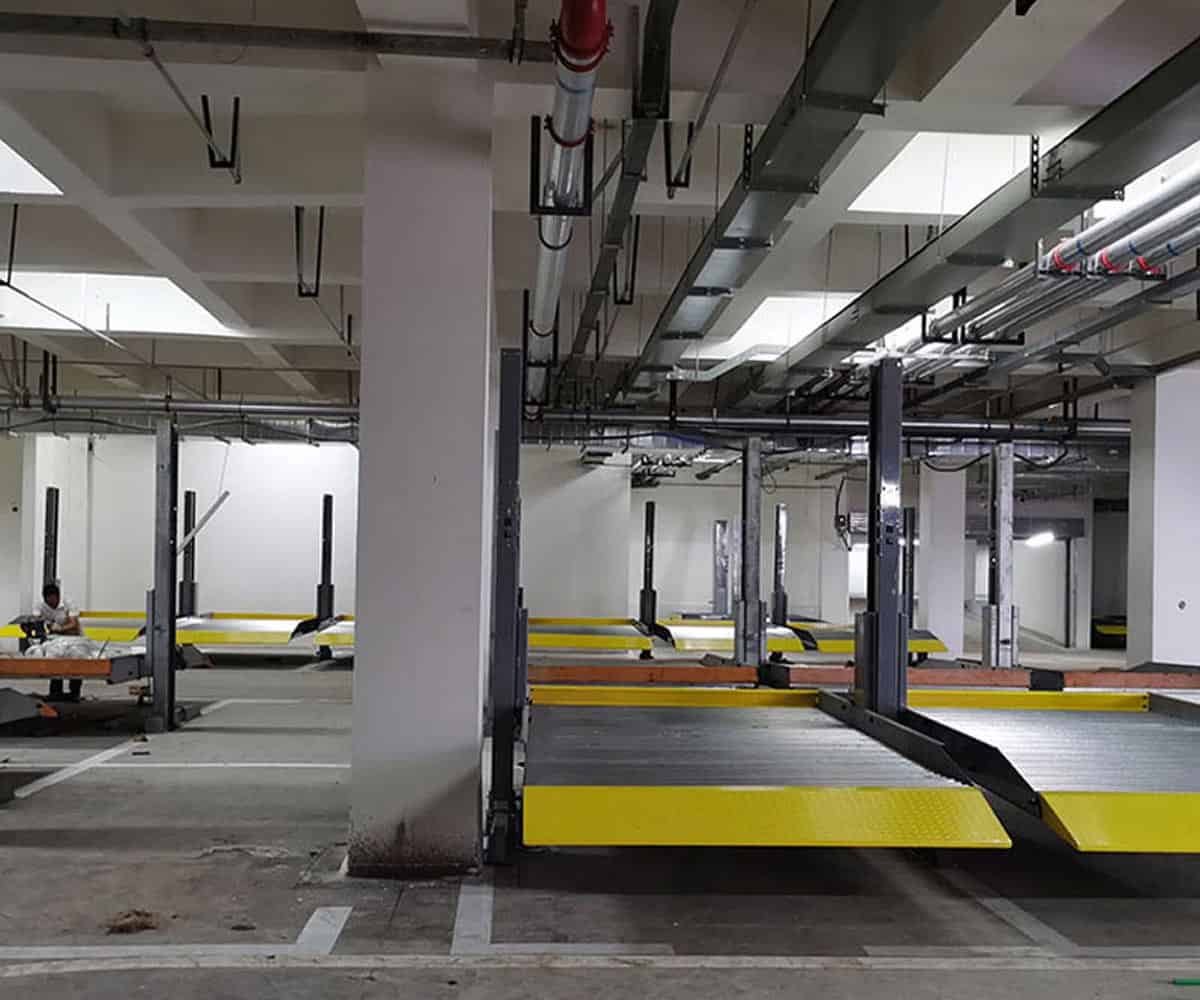 廣南縣兩層升降橫移式機械立體車庫過驗收