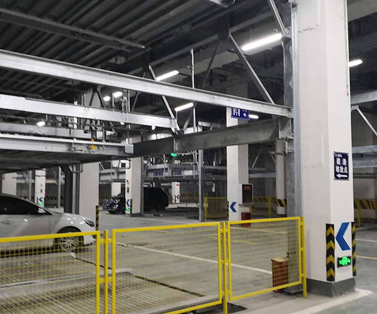 云龍縣四柱升降式停車立體車庫廠家