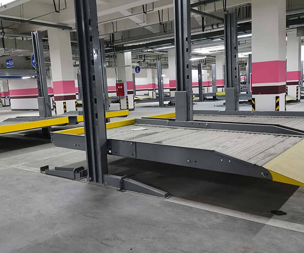 梁河縣二層升降式停車庫拆除