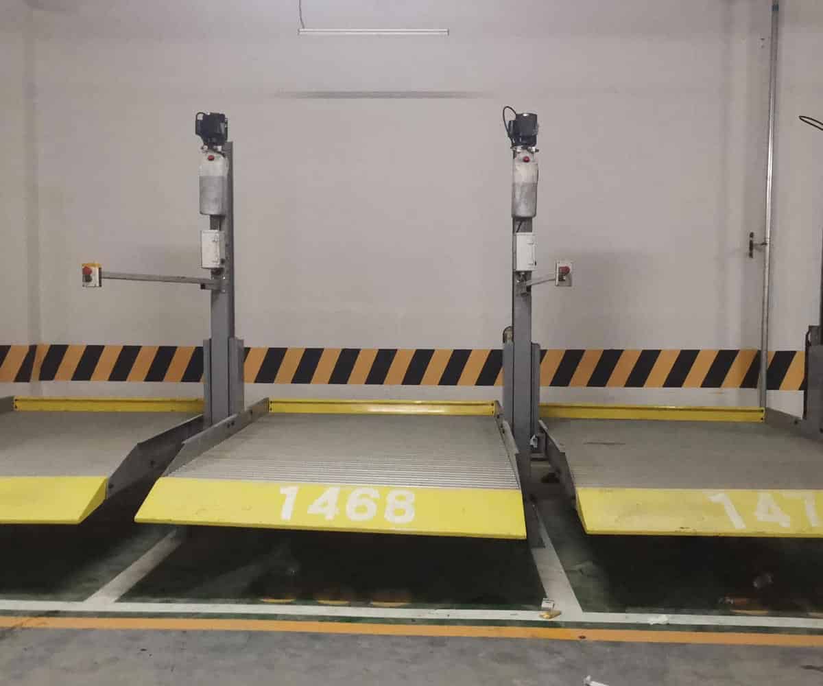 雙層簡易式機械停車位過驗收