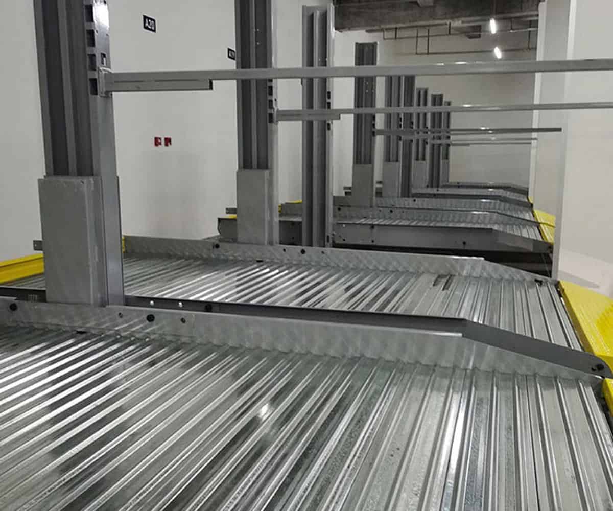 永善縣兩柱簡易式機械停車場過驗收