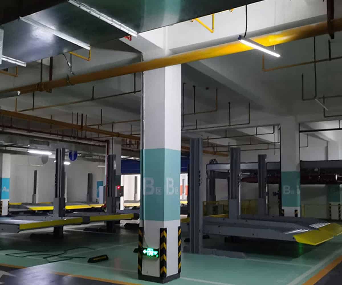 大姚縣四柱簡易式機械立體停車設備安裝