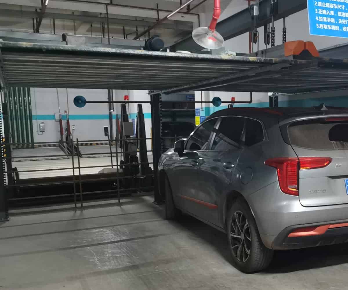 永善縣四柱簡易式機械式立體停車設備