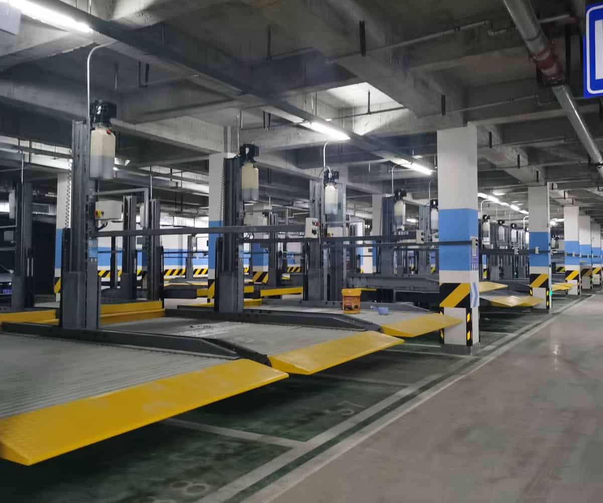 云南省雙柱簡易升降機械車庫