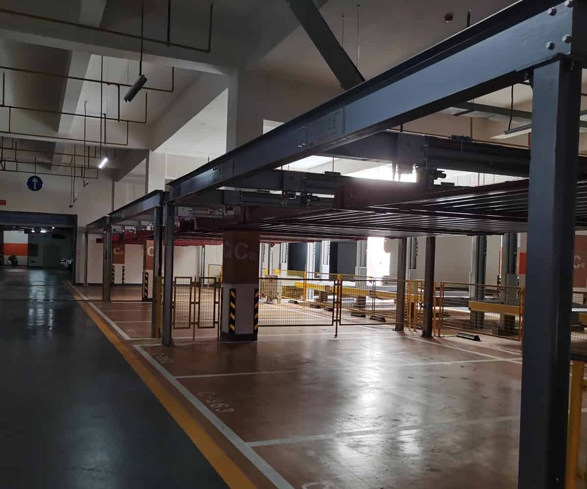 曲靖市地下室升降式立體停車庫