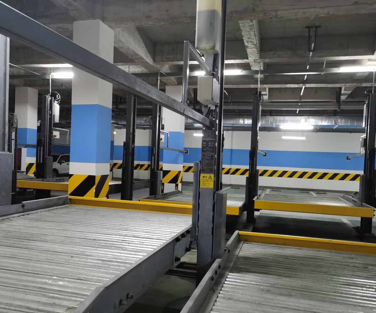 江城縣兩柱簡易升降類機械停車場