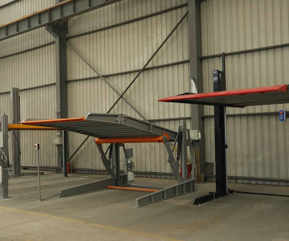 雙柱機械式停車庫